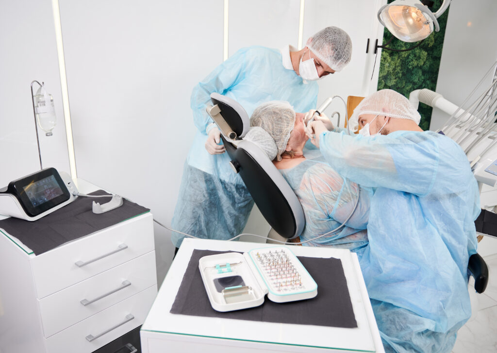 Implatologie patient de plus de 60 ans - cabinet Victoire